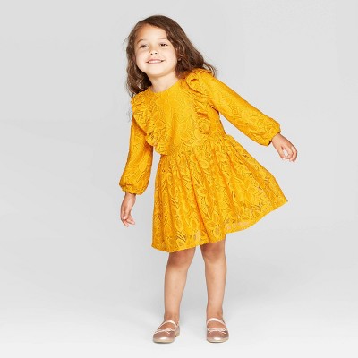 yellow lace dress target