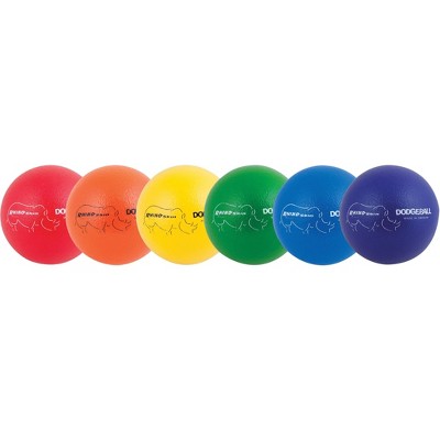 Champion Sports Rhino Skin Dodgeballs, 7 Inches, Assorted Colors, set of 6