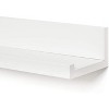 Americanflat 14 Inch Floating Shelves for Wall - Composite Wood Shelves for Bedroom, Living Room, Bathroom & Kitchen - Wall Mounted - Set of 3 - image 3 of 4