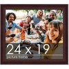 PosterPalooza | Linear Brown Picture Frame - UV Acrylic, Backing Board, Hanging Hardware Included - 2 of 4
