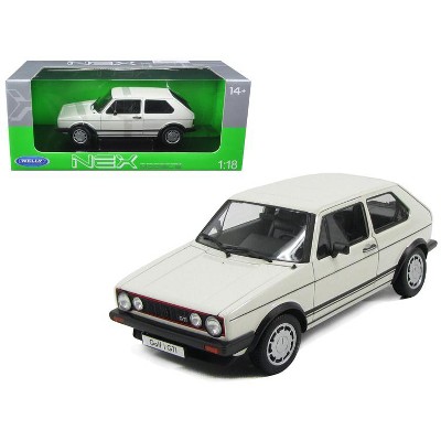 Volkswagen Golf 1 GTI White 1/18 Diecast Model Car by Welly