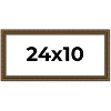 PosterPalooza | Panoramic Sculpted Gold Picture Frame - UV Acrylic, Foam Board Backing, Hanging Hardware - 2 of 4