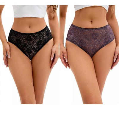 1 black 1 dark purple