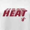 NBA Miami Heat Women's White Round Neck Short Sleeve T-Shirt - 4 of 4