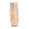 Journee Signature Womens Genuine Leather Tabbie Almond Toe Block Heel Ankle Booties - 3 of 4