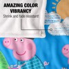 Kids' Peppa Pig World Is An Adventure Peppa And George Silky Touch Blanket White 36X58 - 4 of 4