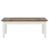 Resenkos Computer Desk, Office Desk, Study Desk,62" Executive Desk, Large Modern Computer Desk Office Writing Table,Rustic Brown & White - 2 of 4