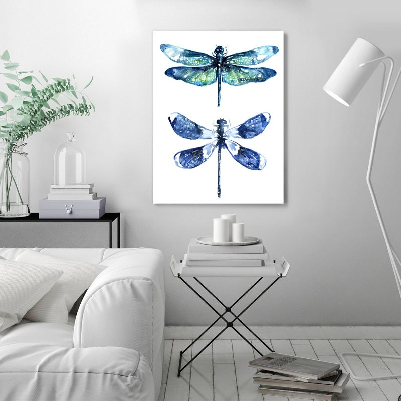Americanflat Animal Minimalist Dragonfly Wings By Sam Nagel Wrapped Canvas, 3 of 9