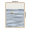 Amanti Art Otter in the Waves by Little Dean Framed Canvas Wall Art - 3 of 4