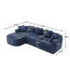 NicBex L-Shaped Modular Sectional Sofa,3-Seat Boucle Couch with Chaise and 5 Pillows for Living Room,Apartment,Office - 3 of 4