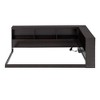 PAGED Modern Wooden Floor Bed, Twin Size Bed Frame with Storage Cabinets and USB Port, Platform Bed for Children, Easy Assembly - 2 of 4