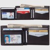 Alpine Swiss Men’s Spencer RFID Leather Wallet – Bifold with Flip ID, Divided Bill Section & Gift Box - 2 of 4