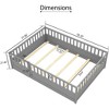 Floor Bed, with Super High Security Barrier, Children's Floor Bed Frame - 2 of 4