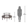 Design Toscano Roundabout Architectural Steel Garden Bench - 3 of 3