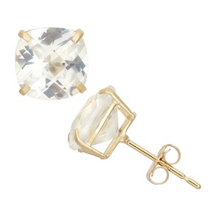 Designs By Gioelli 10K Gold Gemstone Stud Earrings - 1 of 2