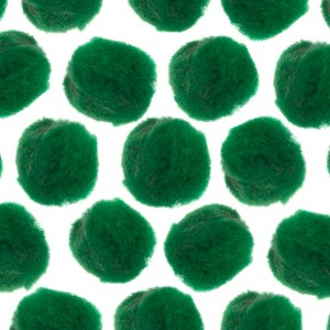 John Bead 1.5in Green Pom Poms for Crafts Embellishments DIY Art Creative 50 Pieces - 1 of 4