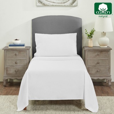 California King Bright White Microfiber Deep Pocket Sheet Set