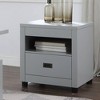 Acme Furniture Eleanor Accent Table Dove Gray Finish - image 2 of 4