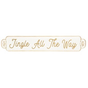Transpac Metal 16.93 in. Multicolored Christmas Ornate Greeting Wall Decor - 1 of 2