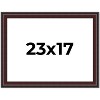 PosterPalooza | Linear Brown Picture Frame - UV Acrylic, Backing Board, Hanging Hardware Included - 2 of 4