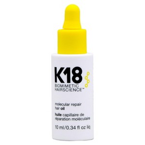 K18 Biomimetic Hairscience Mini Molecular Repair Hair Oil (0.34 oz) K18PEPTIDE For All Hair Types K 18 - 1 of 3