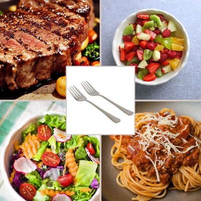 Cornucopia Brands Serving Forks, 2pk, Buffet & Banquet Classic Serving Utensils / Thanksgiving Turkey Serving