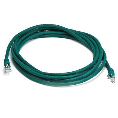 Monoprice Cat6 Ethernet Patch Cable - 10 Feet - Green | Network Internet Cord - RJ45, Stranded, 550Mhz, UTP, Pure Bare Copper Wire, 24AWG