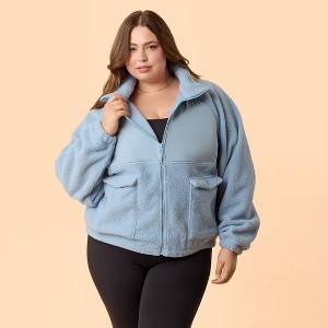Blogilates Women's Bonfire Fleece Jacket - 1 of 4