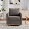 NicBex 30.7"W Square Upholstered Swivel Accent Chair Comfy Sofa Chair, 360 Degree Club Chair, Lounge Chair Armchair for Living Room，Bedroom - 2 of 4