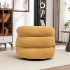 SEYNAR Modern Glam Velvet 360 Degree Swivel Accent Armchair with Tufted Back - 4 of 4