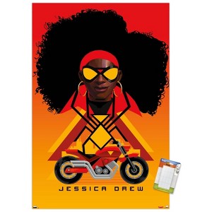 Trends International Marvel Spider-Man: Across the Spider-Verse - Spider-Woman Unframed Wall Poster Prints - 1 of 4