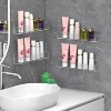 Attop Wall-Mounted Acrylic Spice Rack Organizer (Transparent, 4-Pack) – 2 Nano Double-Sided Tapes for Cabinet/Pantry Doors - 2 of 4