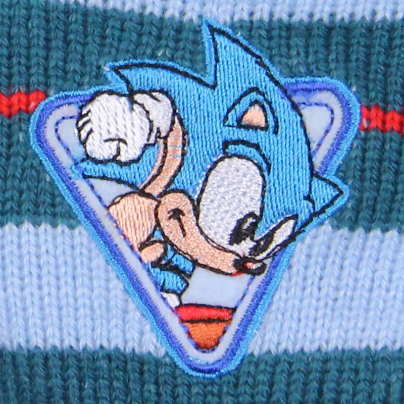 Sonic The Hedgehog Boys' Plush-Lined Non-Slip Slipper Socks, 5 of 6