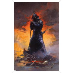 Trends International Frank Frazetta - Death Dealer 3 Framed Wall Poster Prints - 1 of 4