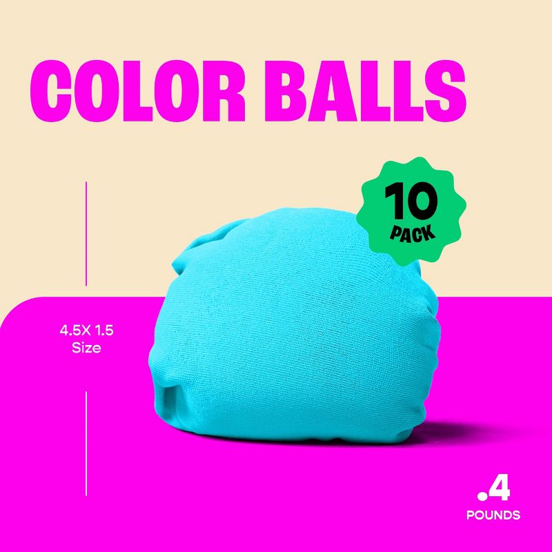 Chameleon Colors Bachelor Party Color Powder Kit, 5 Blue and 5 Black Color Balls, Unique Bachelor Party Games, Comes with Instructions, 2 of 9