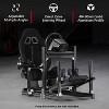 Dardoo Racing Cockpit & Adjustable Wheel Stand with Black Seat. Fits Logitech, Thrustmaster & Fanatec.Excludes Electronic Devices - 4 of 4