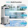 Etust 1800CFM Evaporative Air Cooler with 6.6 Gal Tank & 4 Ice Packs, Portable Swamp Cooler, 12H Timer - 2 of 4