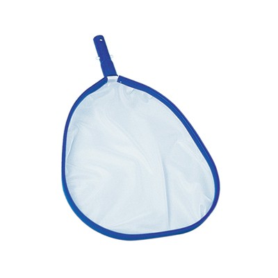 Pool Master Finisher Swimming Pool Leaf Rake Skimmer Head - Fits Most Poles 16" - Blue/White
