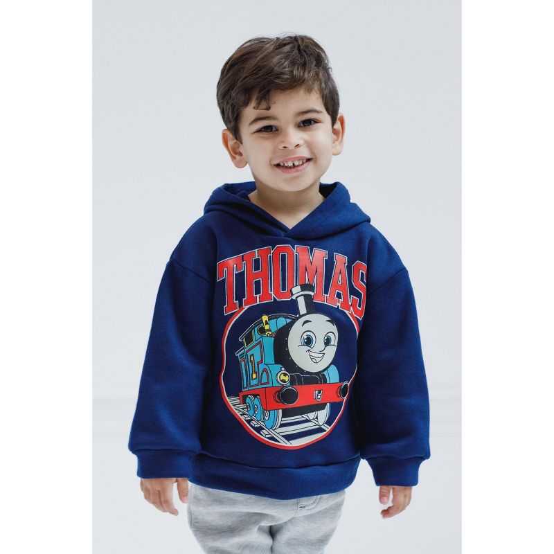 Thomas & Friends Thomas the Train Baby Fleece Pullover Hoodie and Pants Outfit Set Infant, 5 of 8