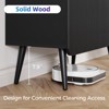 Sevobal Decorative Storage Cabinets, Self-Serve Lockers Recessed Cabinets In Kitchen and Dining Room Entrance Cabinets, Black 23.6*11.8*27.6 - 3 of 4