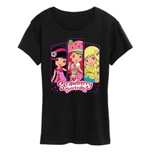 Women's - Strawberry Shortcake - Strawberry And Friends Short Sleeve Graphic T-Shirt - 1 of 4