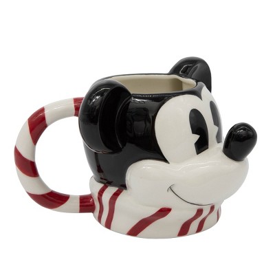 Disney 17.2oz Ceramic Holiday Mug Red/Black