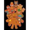 Girl's Marvel Christmas Gingerbread Avengers Crop T-Shirt - 2 of 3