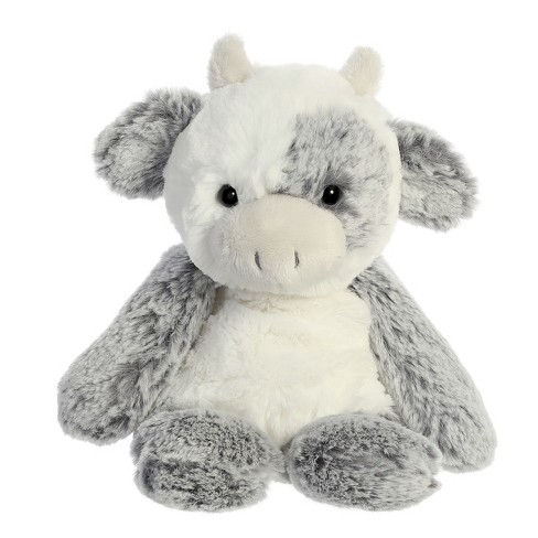 Aurora Sweet & Softer 9 Cow White Stuffed Animal : Target