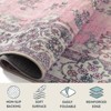 Lahome Loop Border Gradient Style Short Pile Velvet Rectangular Indoor Area Rug - 3 of 4