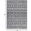 coucheta Soft Boho Area Rug Large Bedroom Rug Washable, Non Slip Geometric Indoor Floor Carpet Modern Area Rug for Living Room, Kitchen, Home Office - 2 of 4