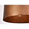 Elegant Lighting Miro Collection Pendant D20 H11.75 Lt:3 Manual Brass Finish - 4 of 4