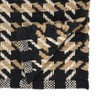 Saro Lifestyle Traditional Houndstooth Table Runner, 14"x72", Black - 2 of 3