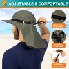 SUN CUBE Sun Hat for Men, Wide Brim Fishing Hat Neck Flap Cover Men, Women, Hiking, Camping, Sun Protection UV, Gardening - 4 of 4