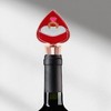 Unique Bargains Bottle Stoppers Creative Heart Zinc Alloy PTR 4.06"x1.57"x0.79" 1 Pc - 2 of 3